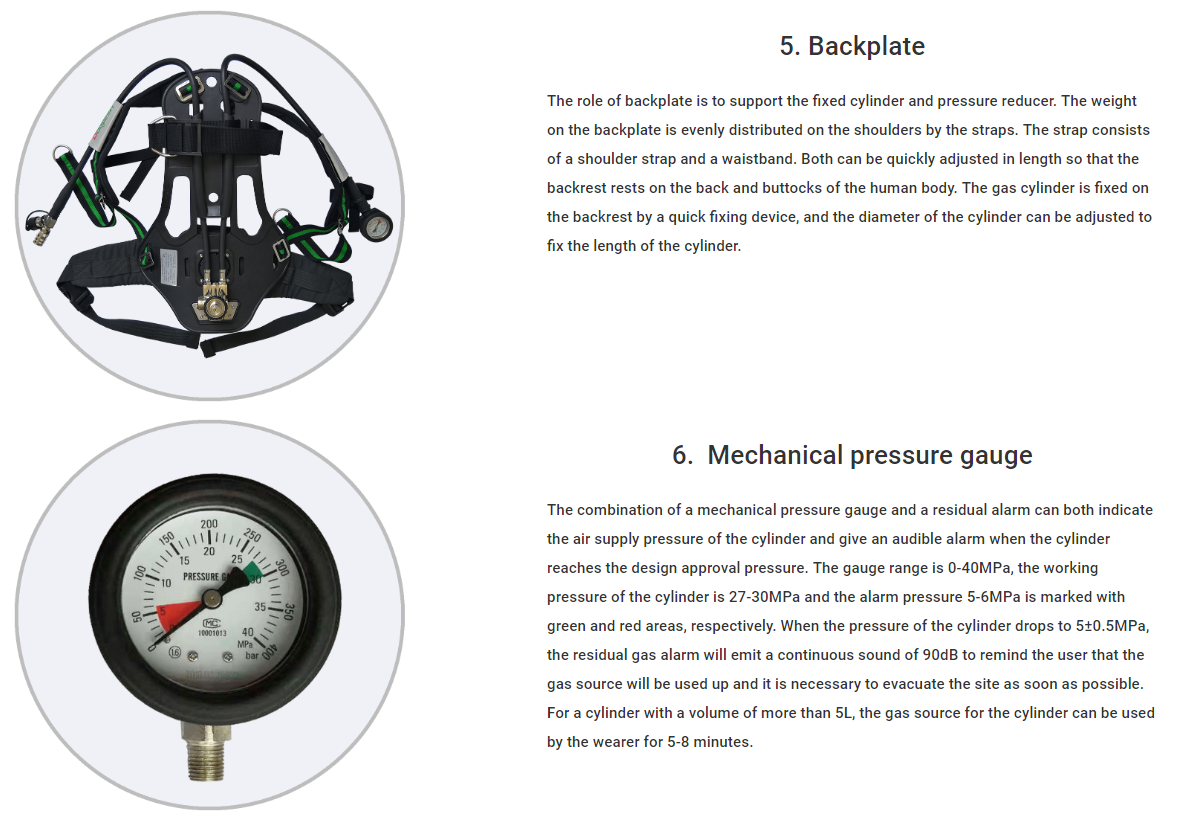 DOSEEM DSPLUS6.8P Self-contained Breathing Apparatus Detailed Analysis 4