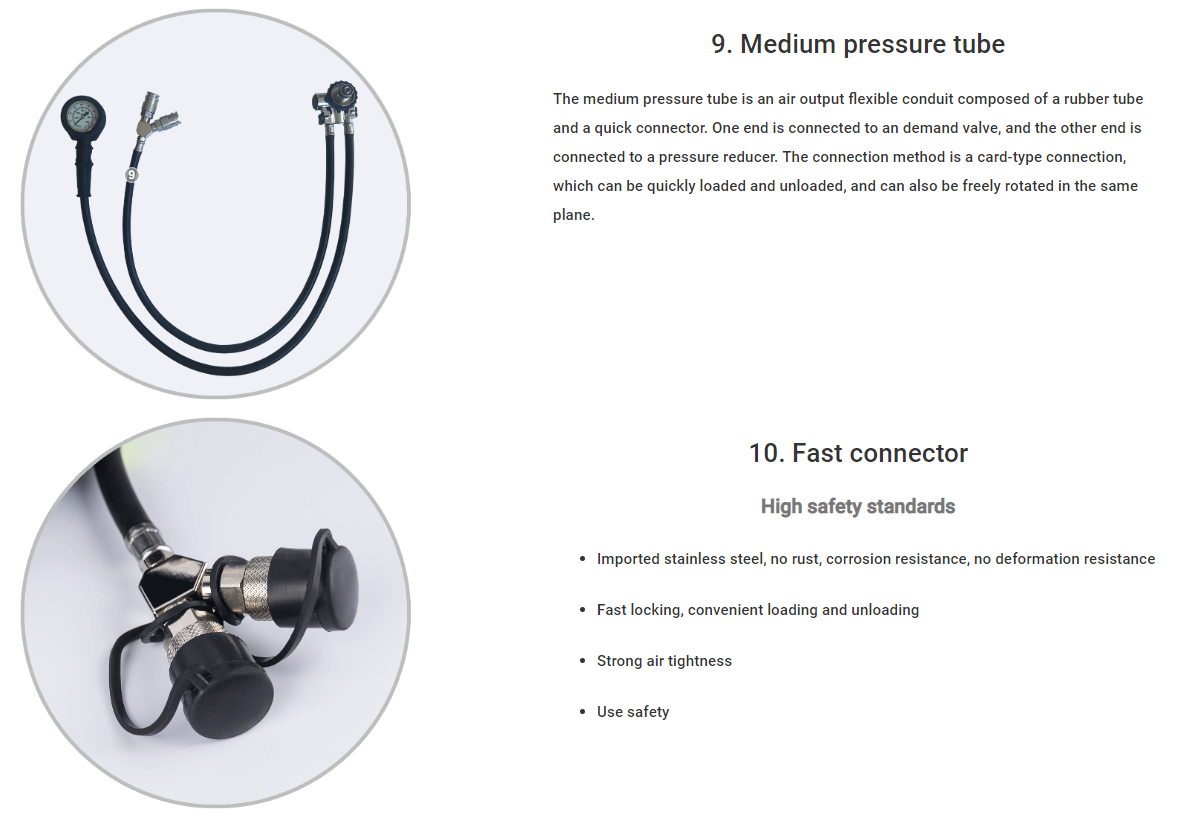 DOSEEM DSPLUS6.8P Self-contained Breathing Apparatus Detailed Analysis 6